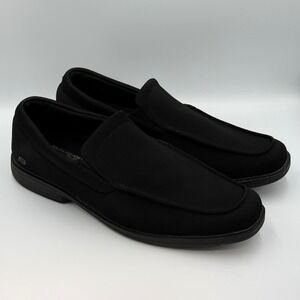 Skechers Caswell Lander Dress Knit Men 11.5 Loafers Black Extra Wide Fit Memory